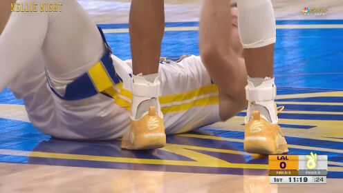 🏀季前赛-首节45分！勇士大胜残阵湖人 库里16+5 伦德博格17+9
