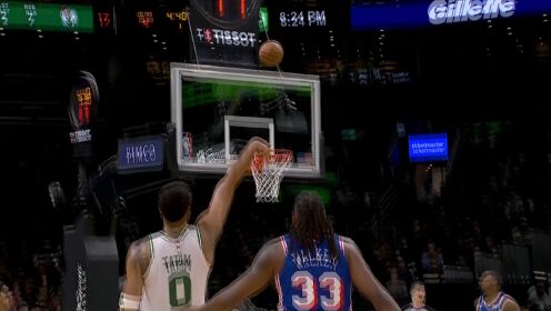 🏀绿军38分胜76人 塔图姆23+5 乔治首秀13+5+5断 詹帝布朗缺阵