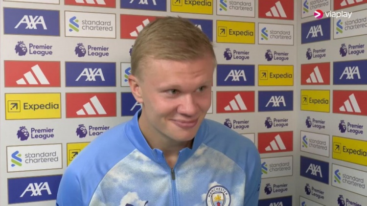 哈兰德：很自豪在安菲尔德取胜，我们要专注于能控制的事情