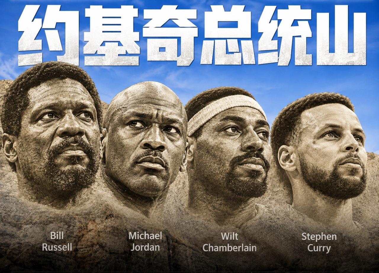 约基奇公布个人心中NBA“总统山”人选：乔丹/拉塞尔/张伯伦/库里