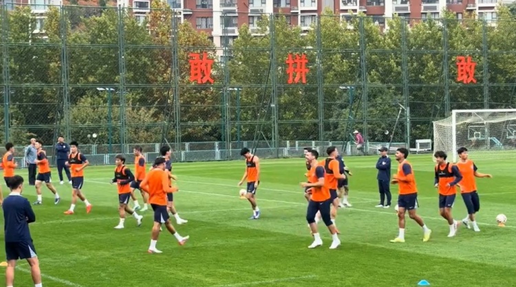记者：泽卡回归训练泰山五外援都在，王彤在进行康复