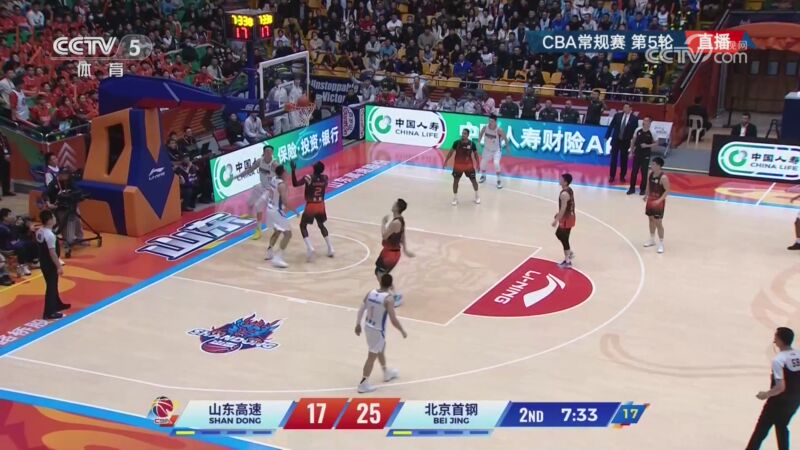 10月27日CBA常规赛 山东 - 北京 全场录像