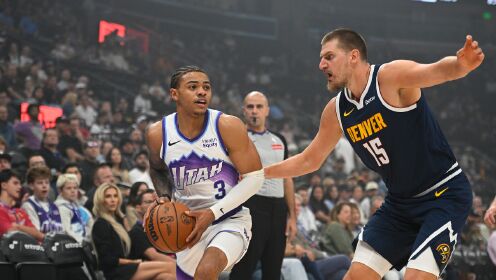 [腾讯原声集锦]🏀季前赛-掘金力克爵士 戈登半场18分 彼得森23分